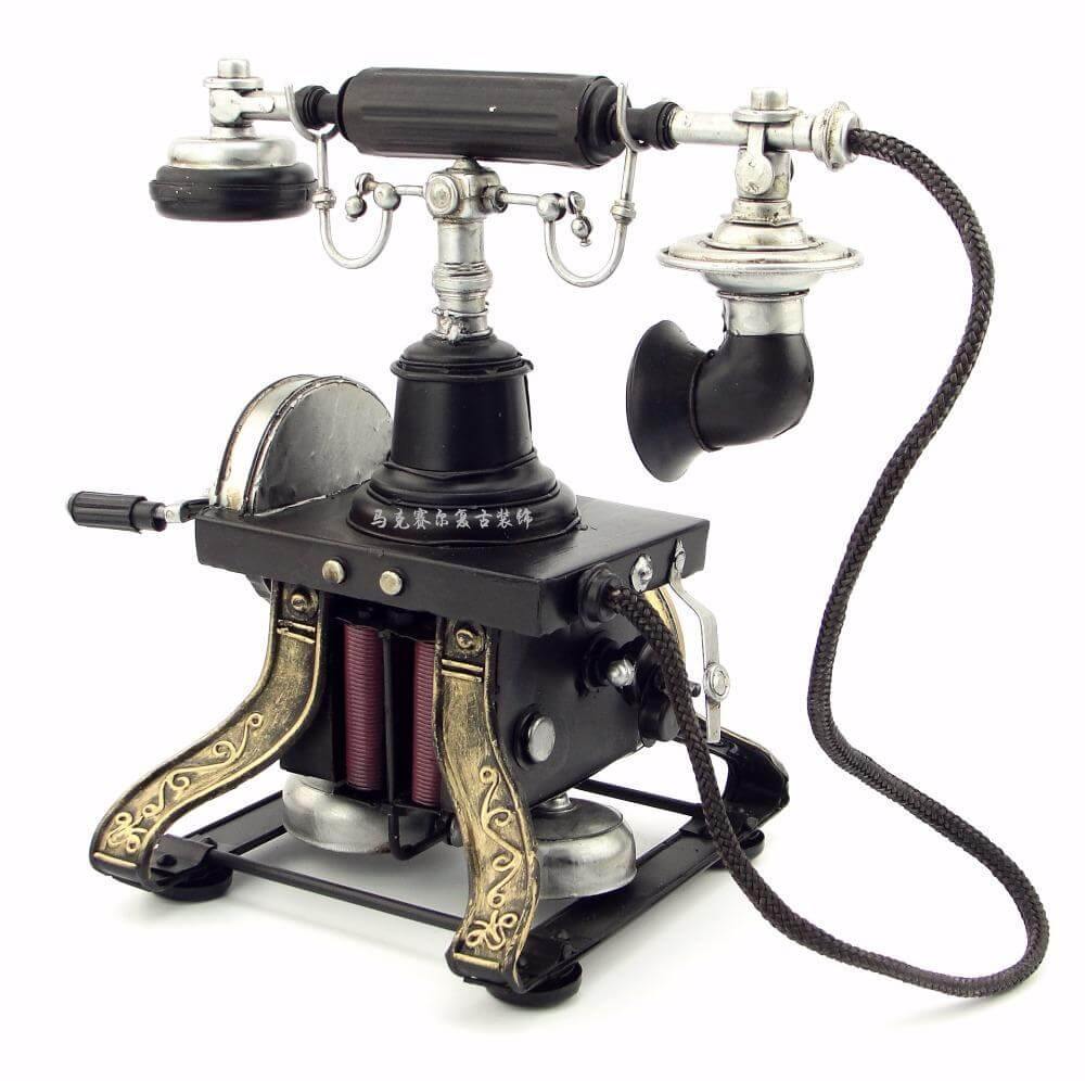 Antik Klassisk Retro Vintage Telefon | Veska