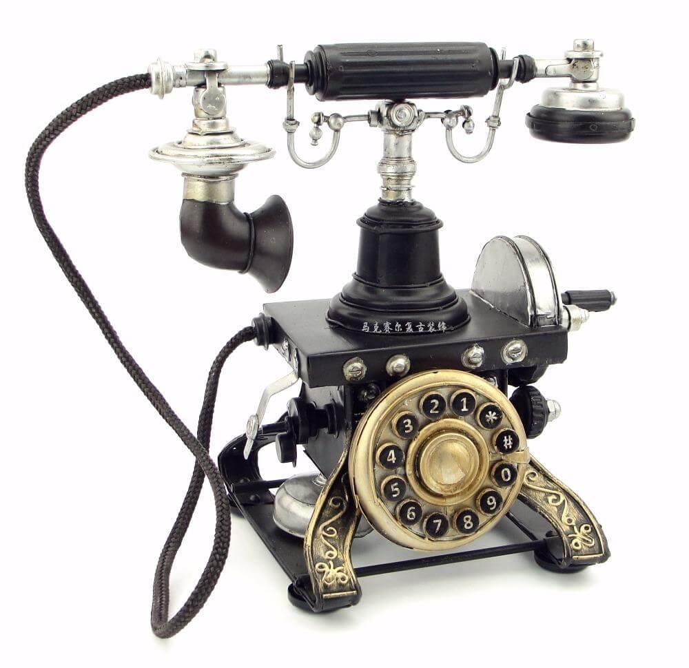 Antik Klassisk Retro Vintage Telefon | Veska