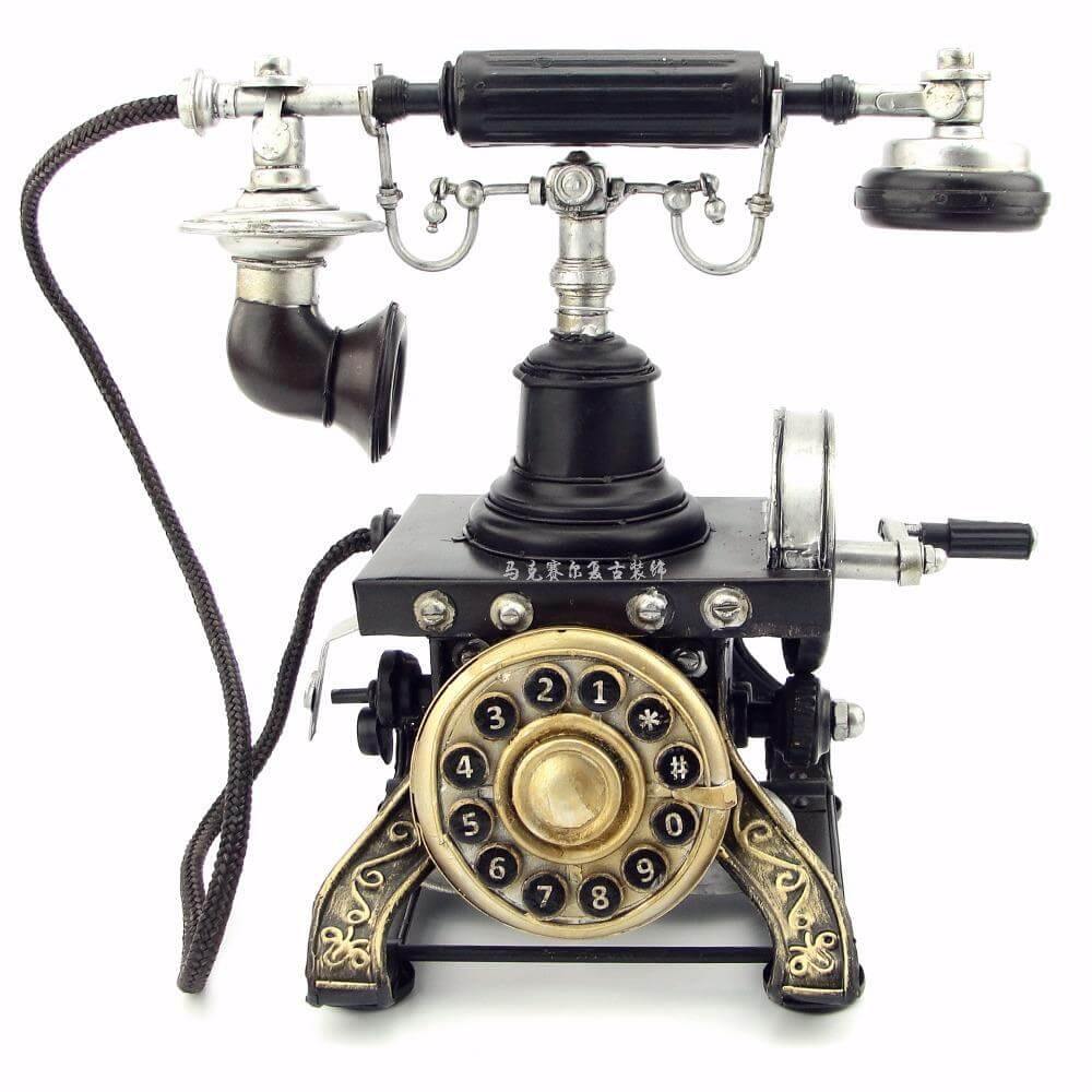 Antik Klassisk Retro Vintage Telefon | Veska