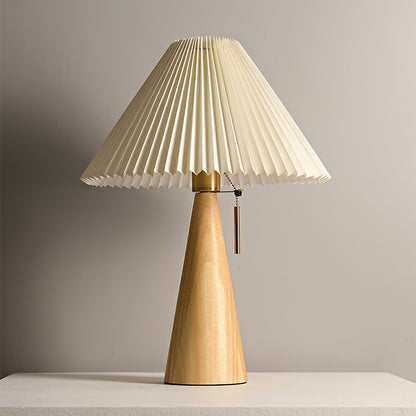 AntiqueRadiance – Elegant trä- och metallbordslampa | Veska