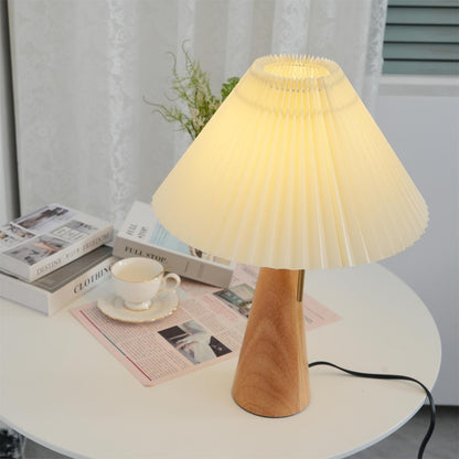 AntiqueRadiance – Elegant trä- och metallbordslampa | Veska