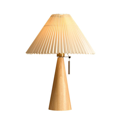 AntiqueRadiance – Elegant trä- och metallbordslampa | Veska