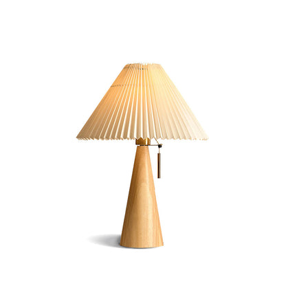 AntiqueRadiance – Elegant trä- och metallbordslampa | Veska