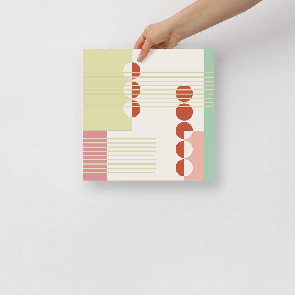 Äppelträd Abstrakt Väggkonst | Veska 12×12