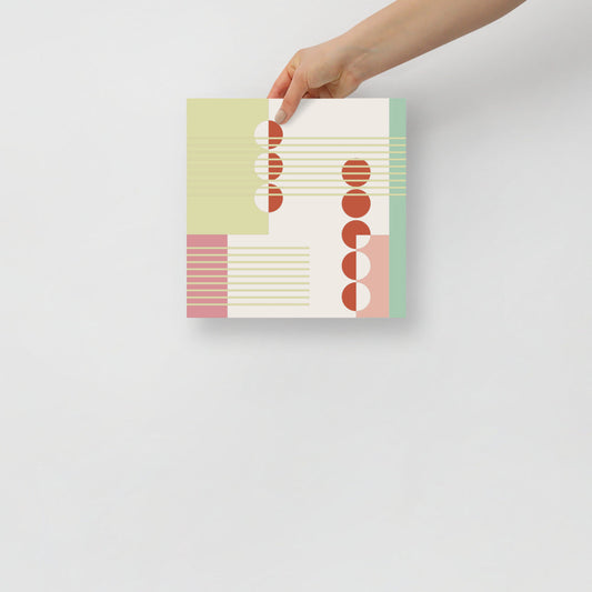 Äppelträd Abstrakt Väggkonst | Veska 10×10