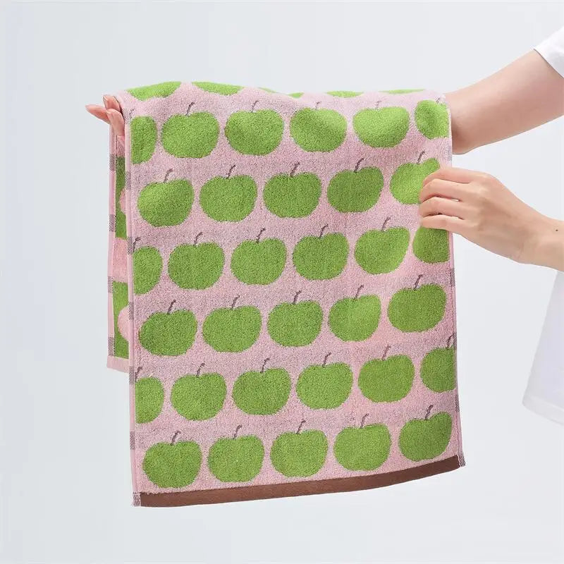 Apples Pattern Cotton Towel | Veska