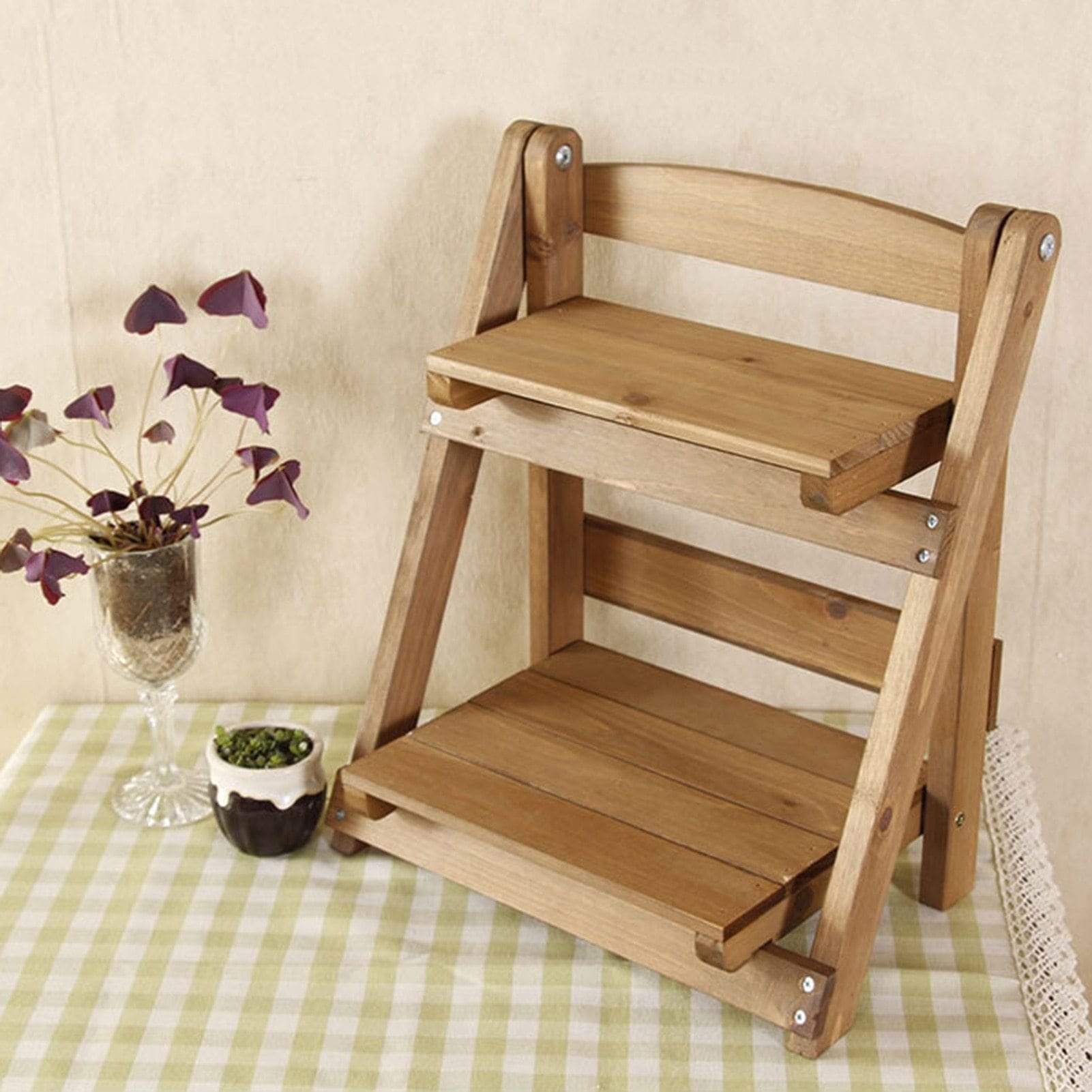 Archer Trä 2-Tier Hylla | Veska
