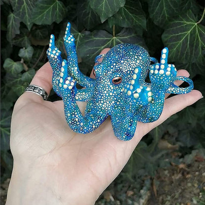 Arg Luminös Bläckfisk Resin Dekor | Veska