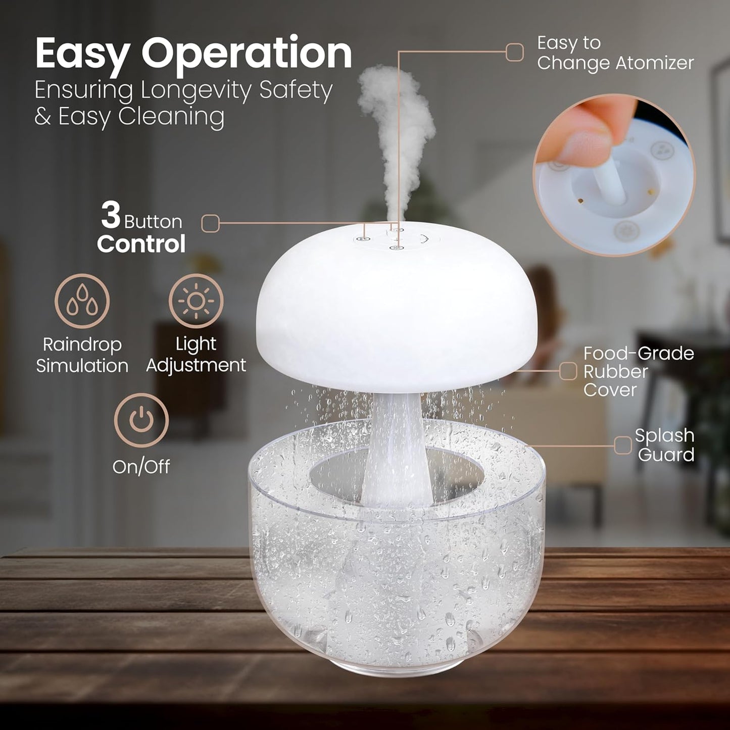 Aroma Diffuser Regnmoln Luftfuktare | Veska