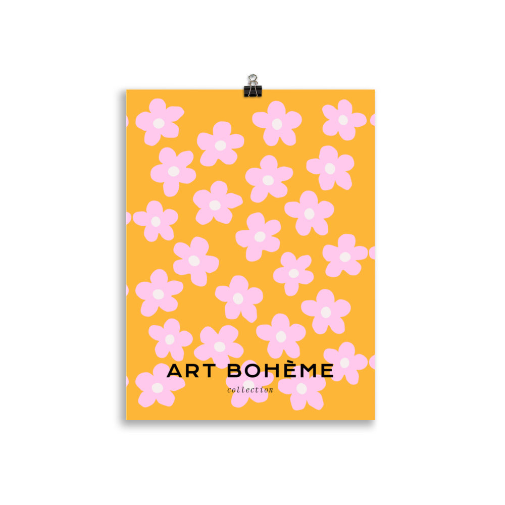 Art Boheme-Pink Bloom Garden | Veska 30×40 cm