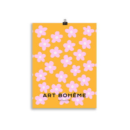 Art Boheme-Pink Bloom Garden | Veska 30×40 cm