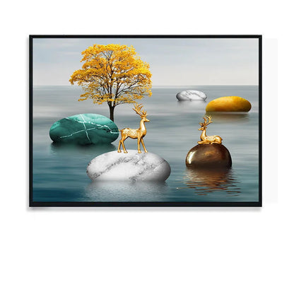 Art View Elegant Canvas Elektrisk Låda Täcke | Veska 11