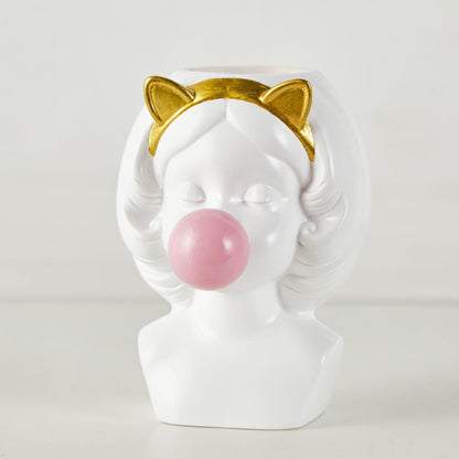 Artistic Portrait Vase | Veska Vit