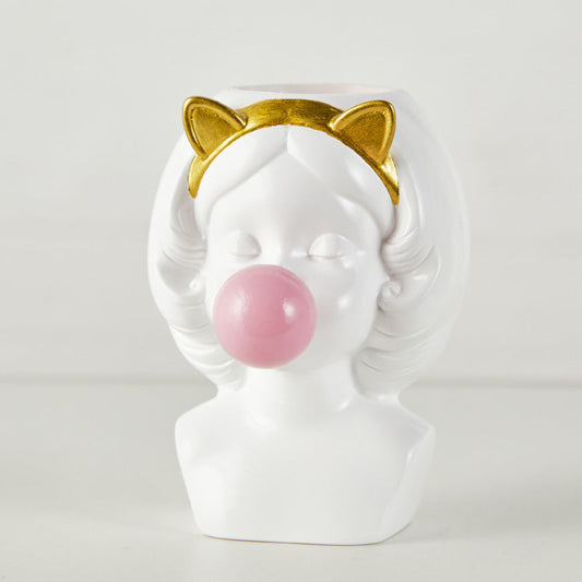 Artistic Portrait Vase | Veska Vit