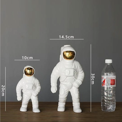 Astronaut Spaceman Vas - 3 Färger | Veska Vit