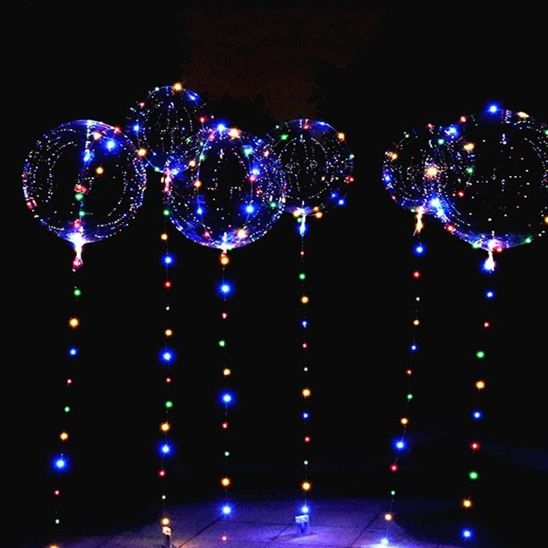 Återanvändbara LED-ljusballonger | Veska