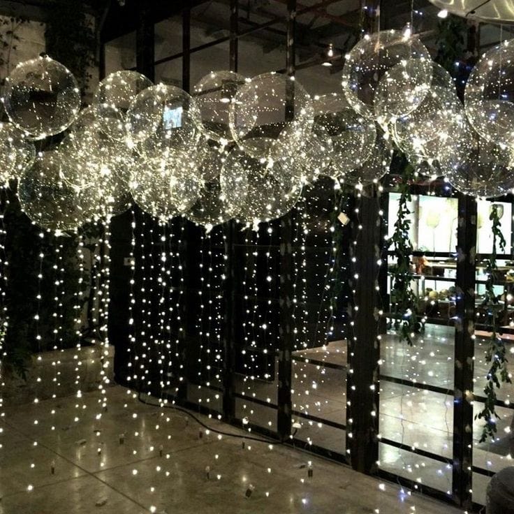Återanvändbara LED-ljusballonger | Veska