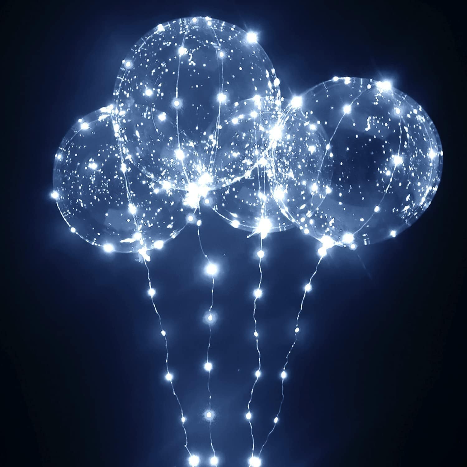 Återanvändbara LED-ljusballonger | Veska