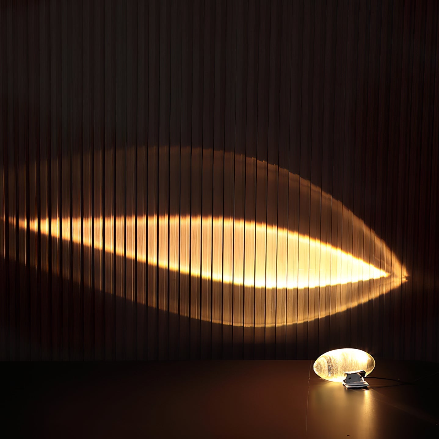 Atman Bordslampa | Veska Diameter 16 cm x Längd 8 cm Varmt ljus