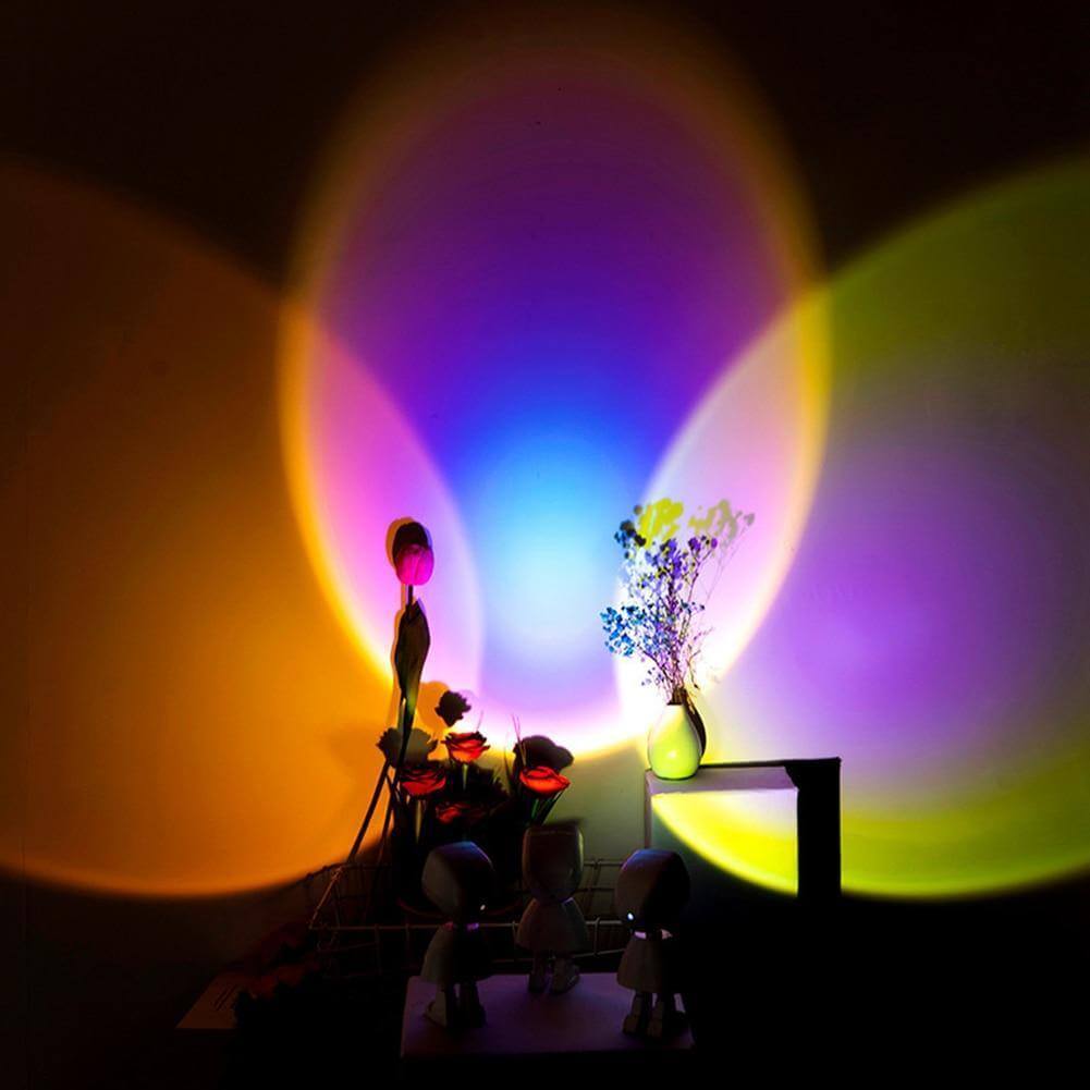 Atmosfärisk Solnedgång Robot Lampa LED | Veska