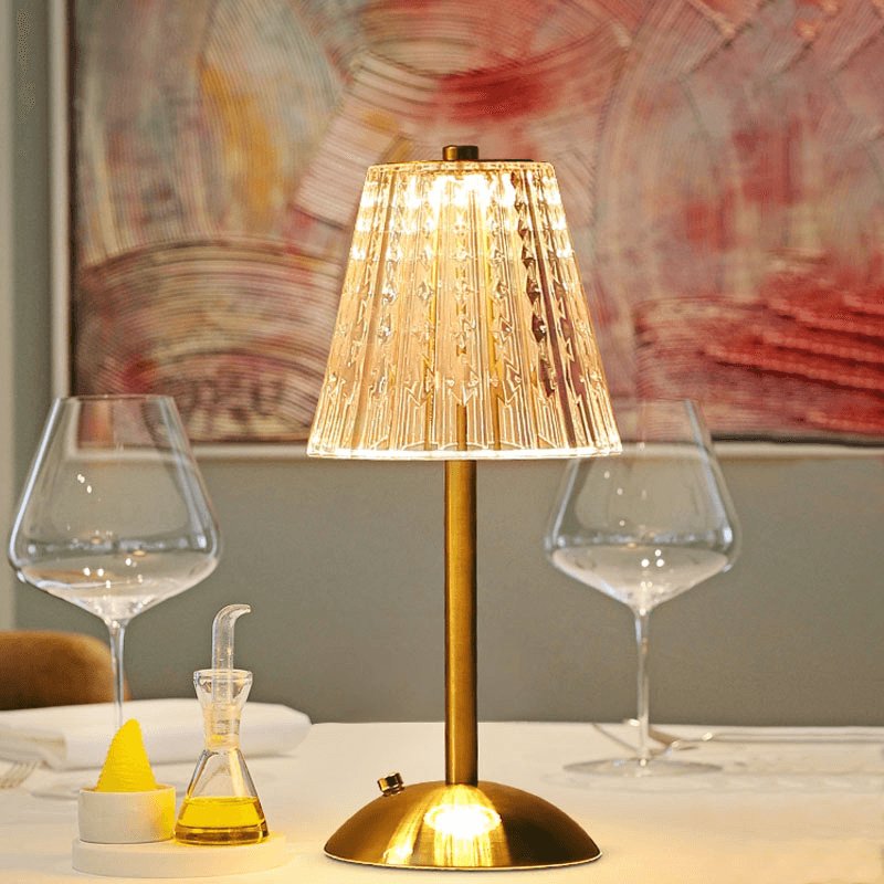 AuraGlow Bordslampa - Uppladdningsbar LED-lampa med dimmerfunktion | Veska