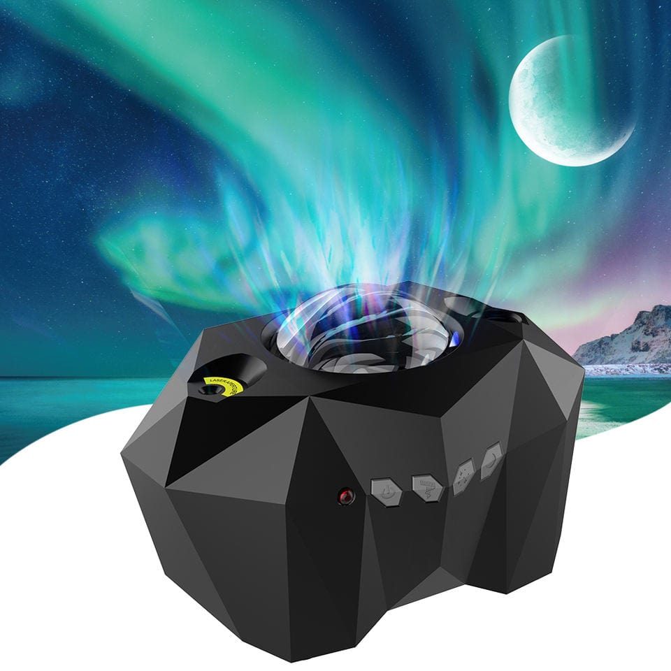Aurora Borealis Nattlampa | Veska Svart