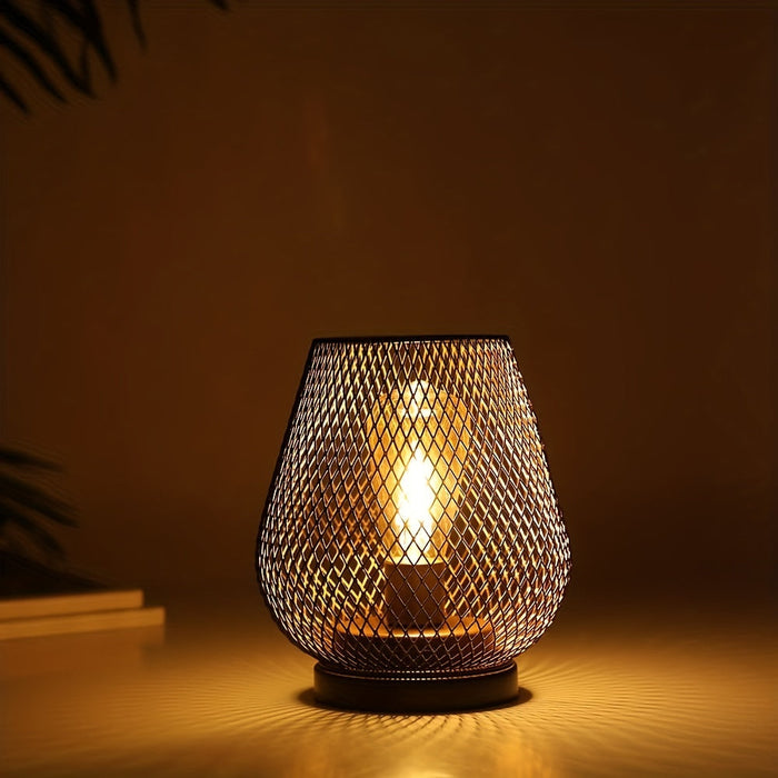 AuroraMesh Bordslampa Set – Industriell Stil med Varm Ambient Belysning | Veska