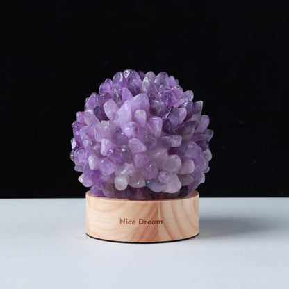 Aventurine Quartz Crystal Lamp | Veska Amethyst