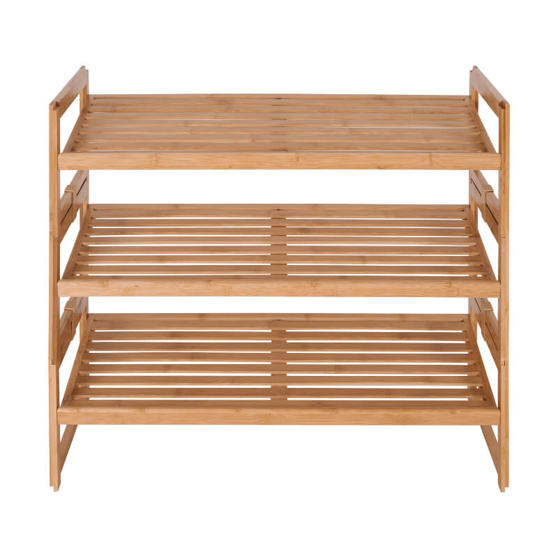 Bamboo 3-lager sko rack | Veska