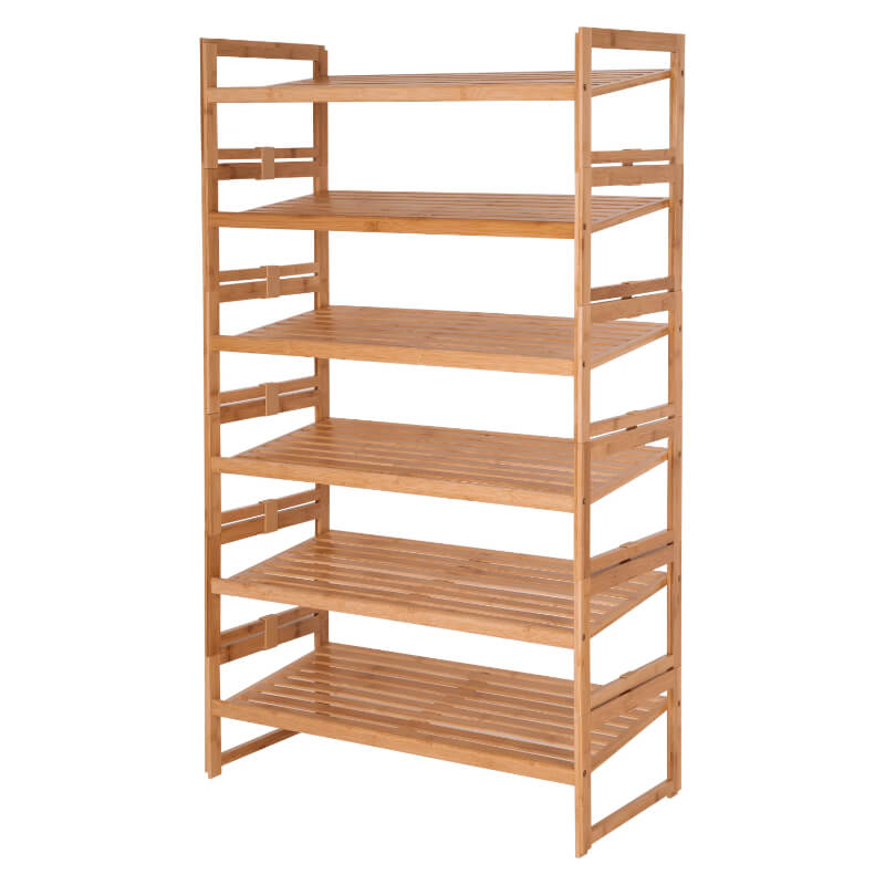 Bamboo 3-lager sko rack | Veska