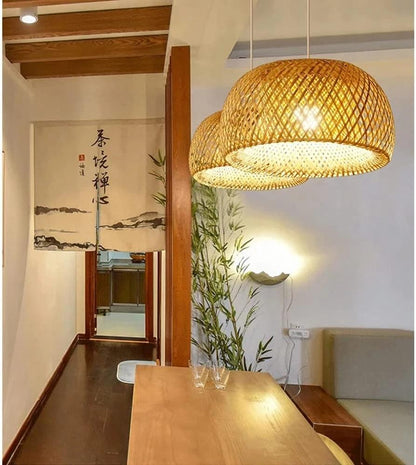 Bamboo Hängande Lampor | Veska