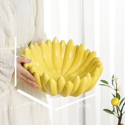 Banan Keramisk Förvaringsbricka | Veska Bananbukett