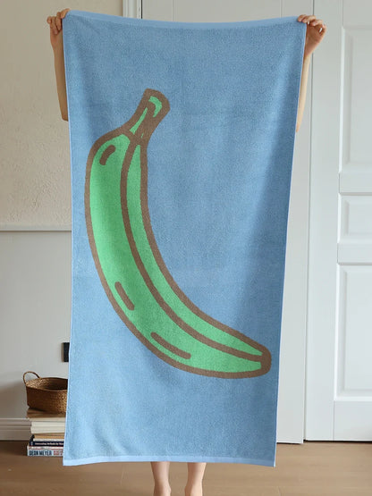 Banana Handduk | Veska Blå - Badhandduk