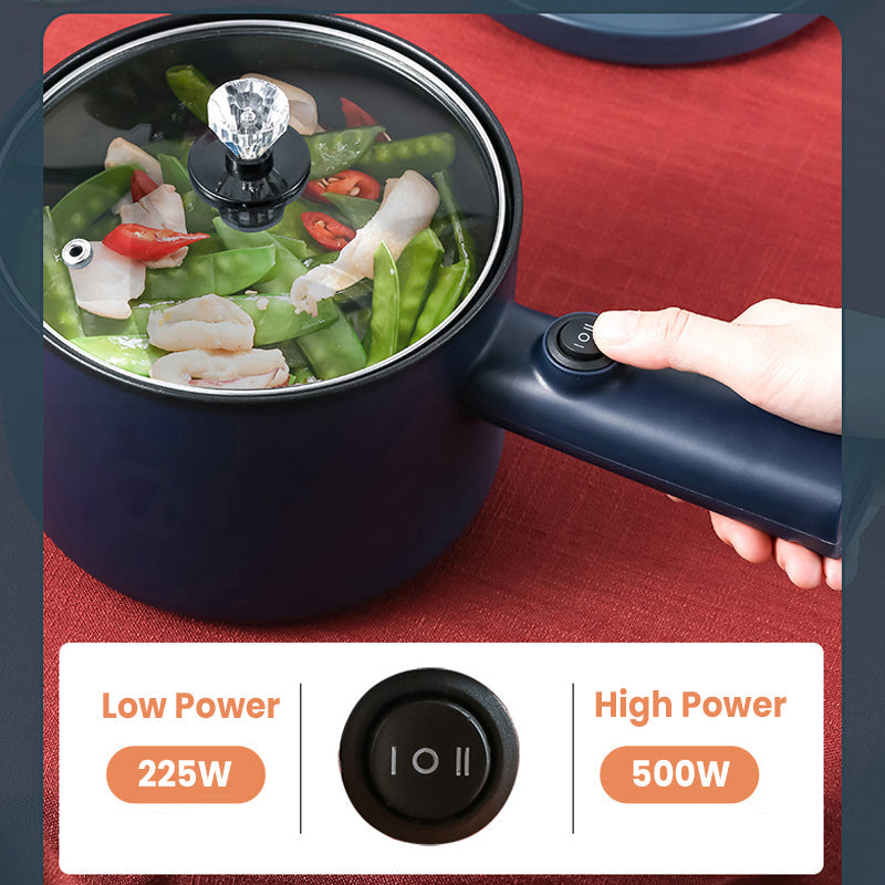 Bärbar elektrisk gryta, non-stick 1.8L | Veska
