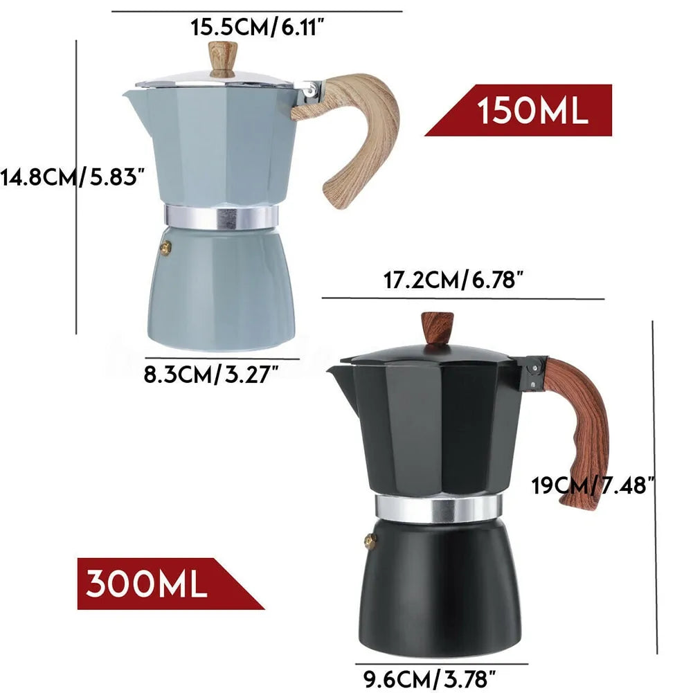 Bärbar Moka Kanna Äkta Espresso Överallt | Veska