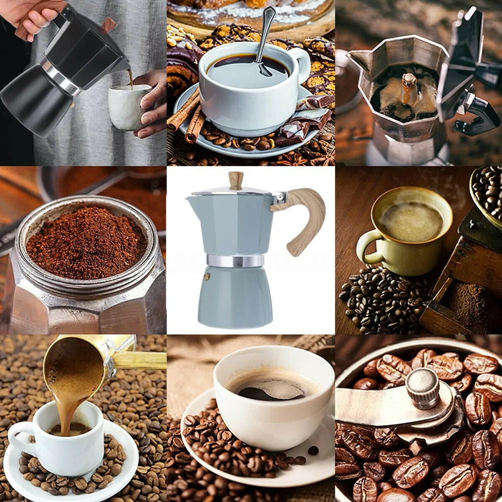 Bärbar Moka Kanna Äkta Espresso Överallt | Veska