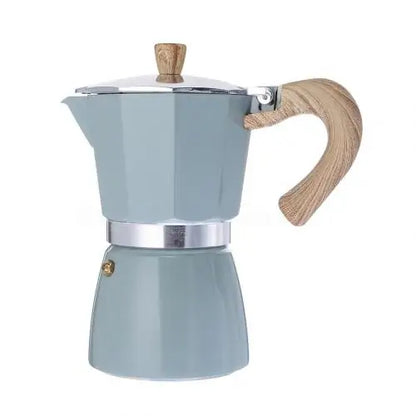 Bärbar Moka Kanna Äkta Espresso Överallt | Veska Grå