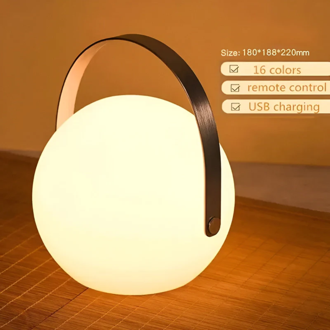 Bärbar Vattentät Trådlös Bordslampa - RadianceFlex | Veska