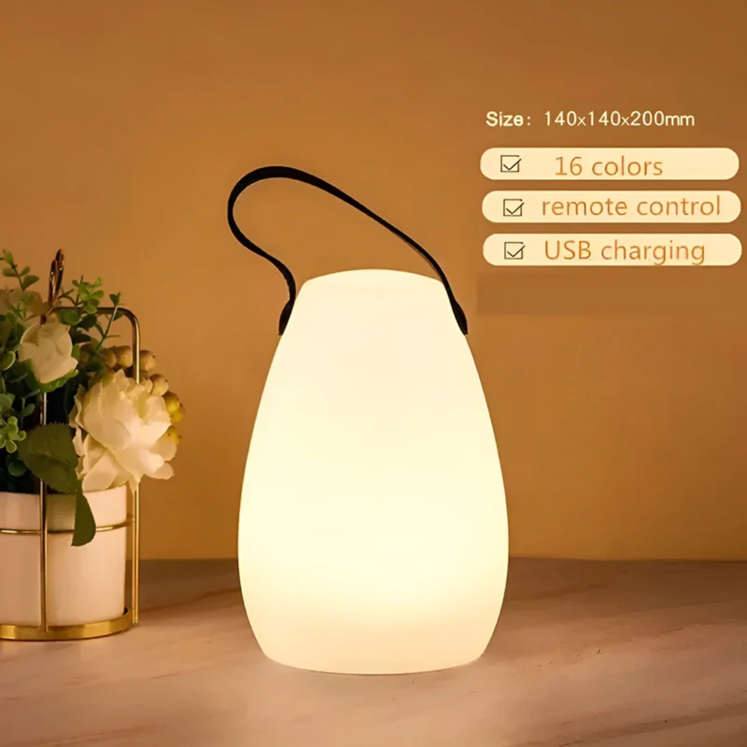Bärbar Vattentät Trådlös Bordslampa - RadianceFlex | Veska