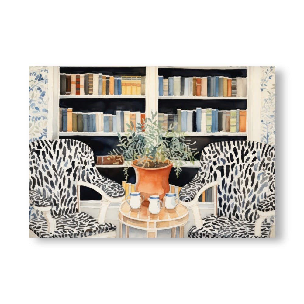 Bibliotek | Veska 70×100 cm