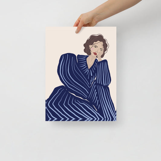 Blå Träningsoverall Vägkonst | Veska 12×16