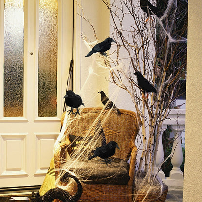 Black Crow Halloween Hem Dekor | Veska