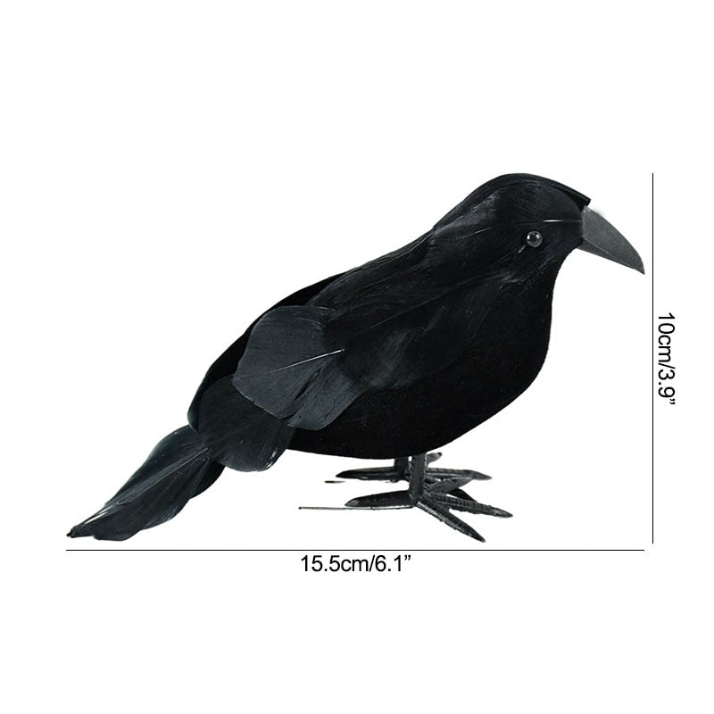 Black Crow Halloween Hem Dekor | Veska