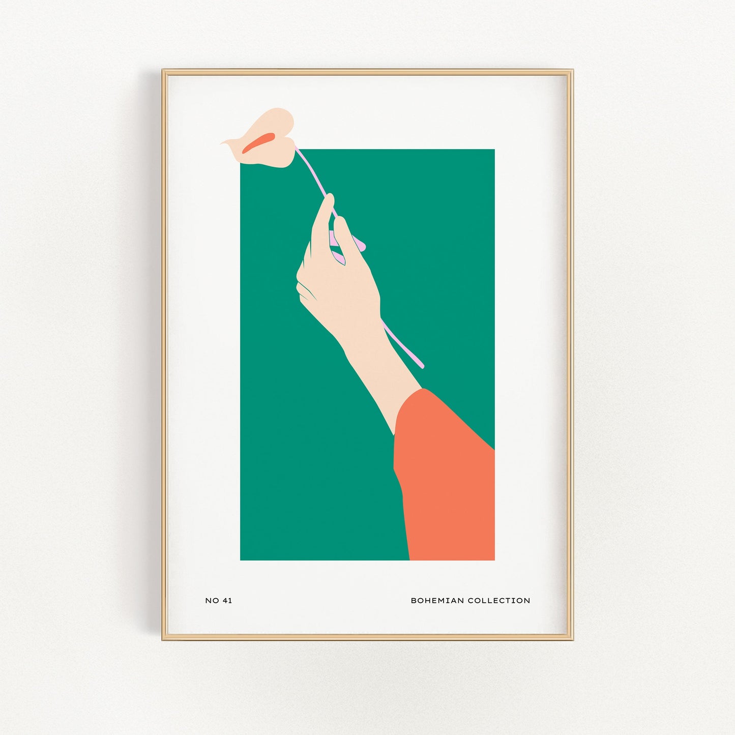 Blomma i min hand | Veska 21×30 cm