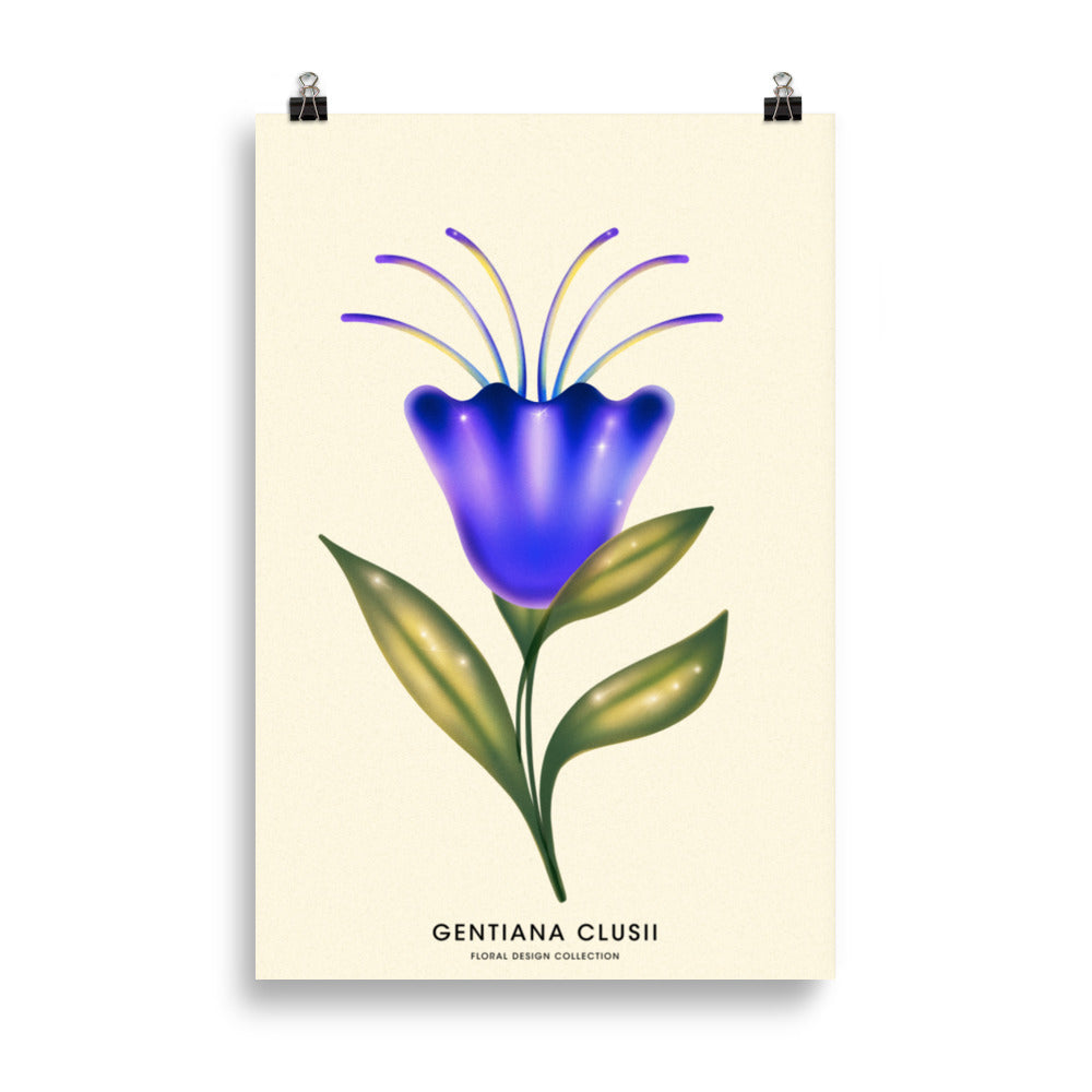 Blomma - Marin | Veska 61×91 cm