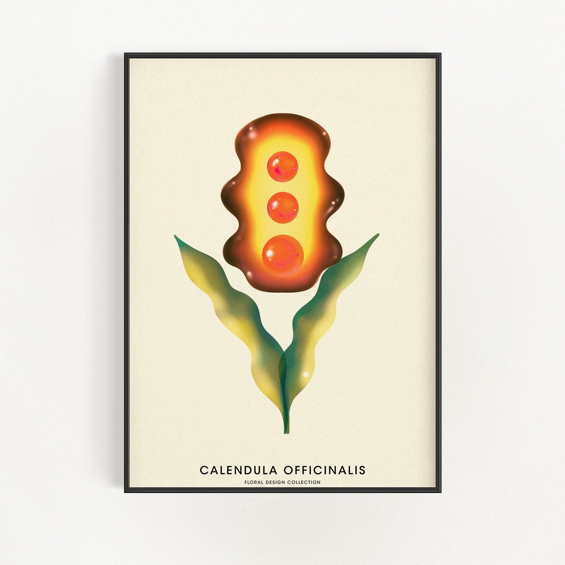Blomma - Orange | Veska 21×30 cm