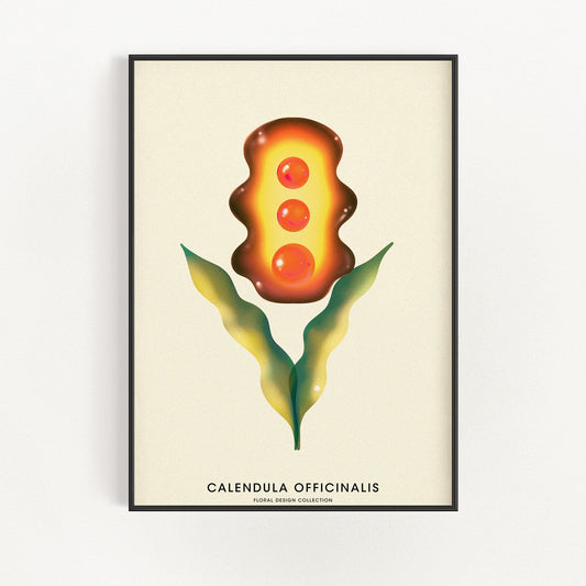 Blomma - Orange | Veska 21×30 cm