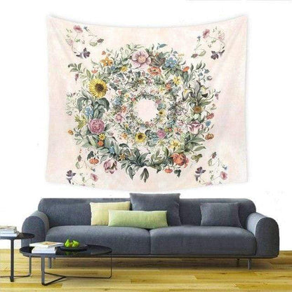 Blommor Krans Tapestry | Veska