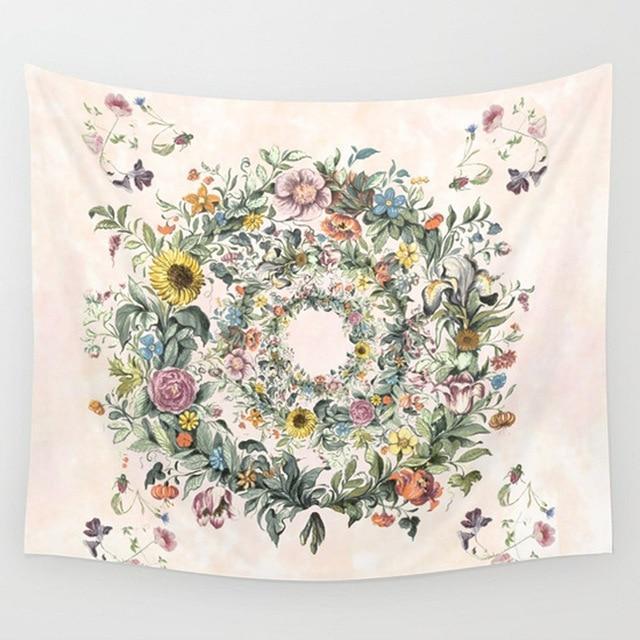 Blommor Krans Tapestry | Veska