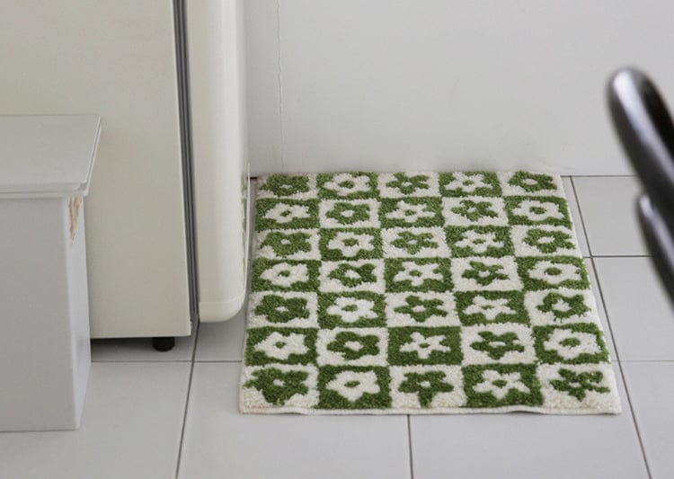 Blomster Gitter Tofsade Badmattor | Veska